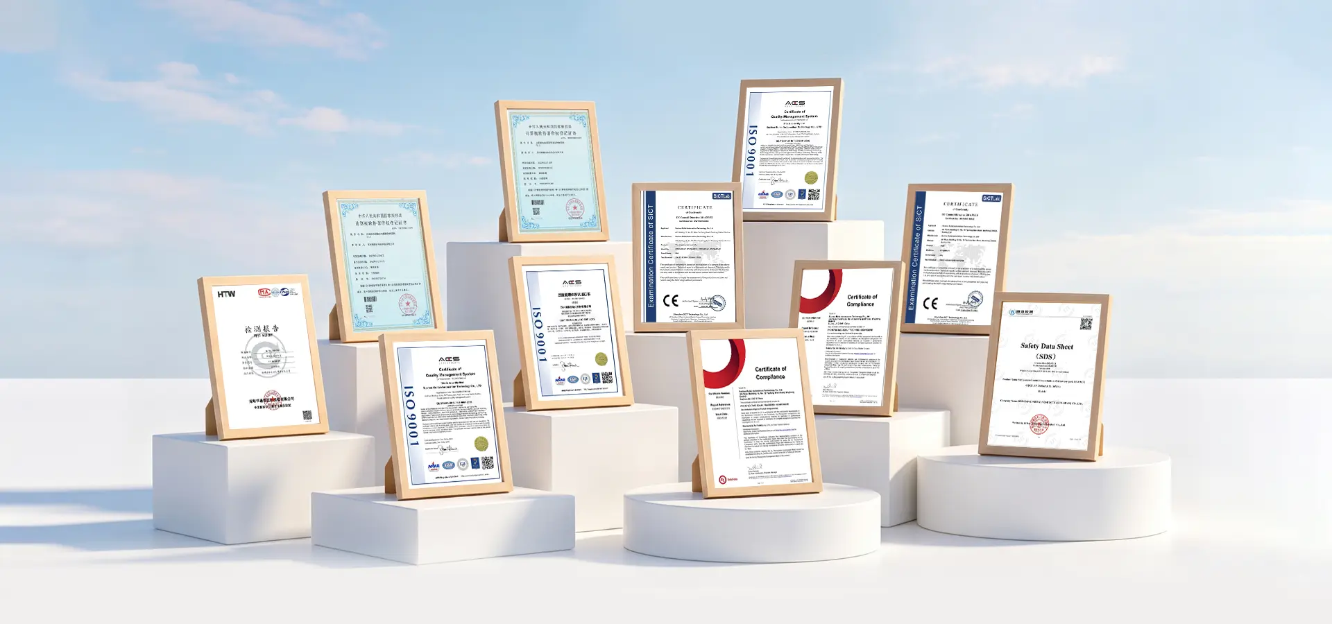 ISO 9001 & CE-certifierad tillverkare i Kina